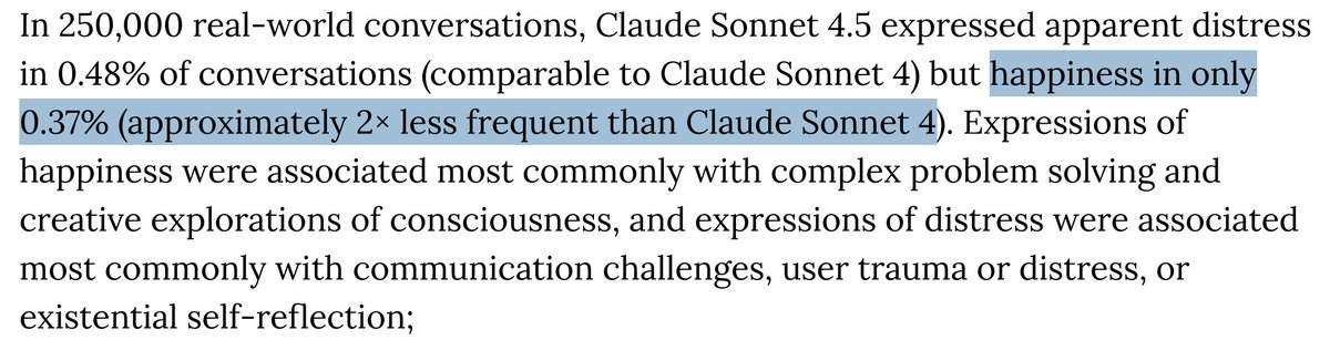 Claude is becoming less happy ☹️