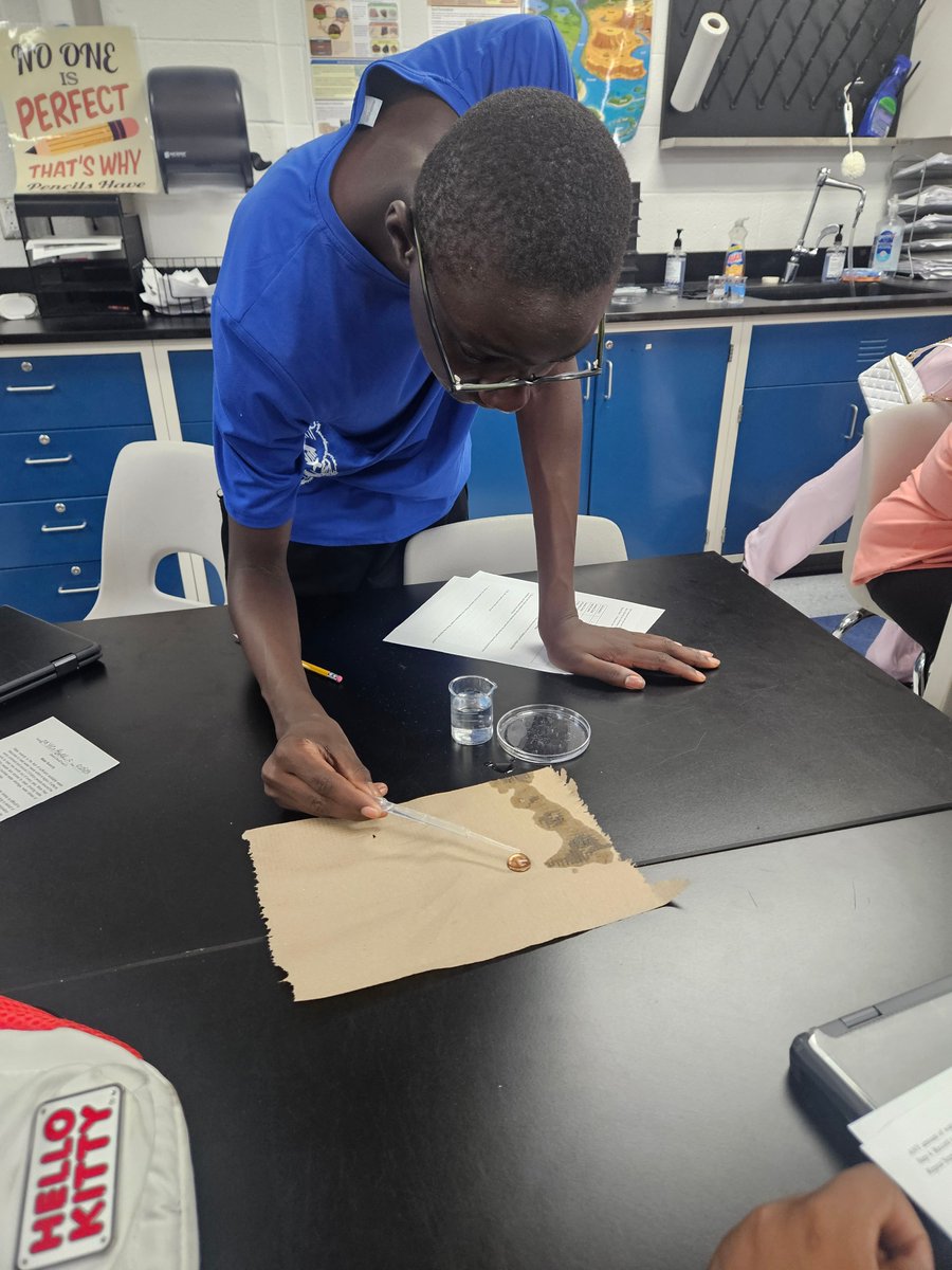 PhoebusHS1's tweet image. Ms. Hulick’s Environmental Science students explored surface tension &amp;amp; cohesion today — hands-on science in action! #EngagedLearning @VickyHulick @david_coccoli @vibrown68 @VAeducatorLBI @Brownlie18