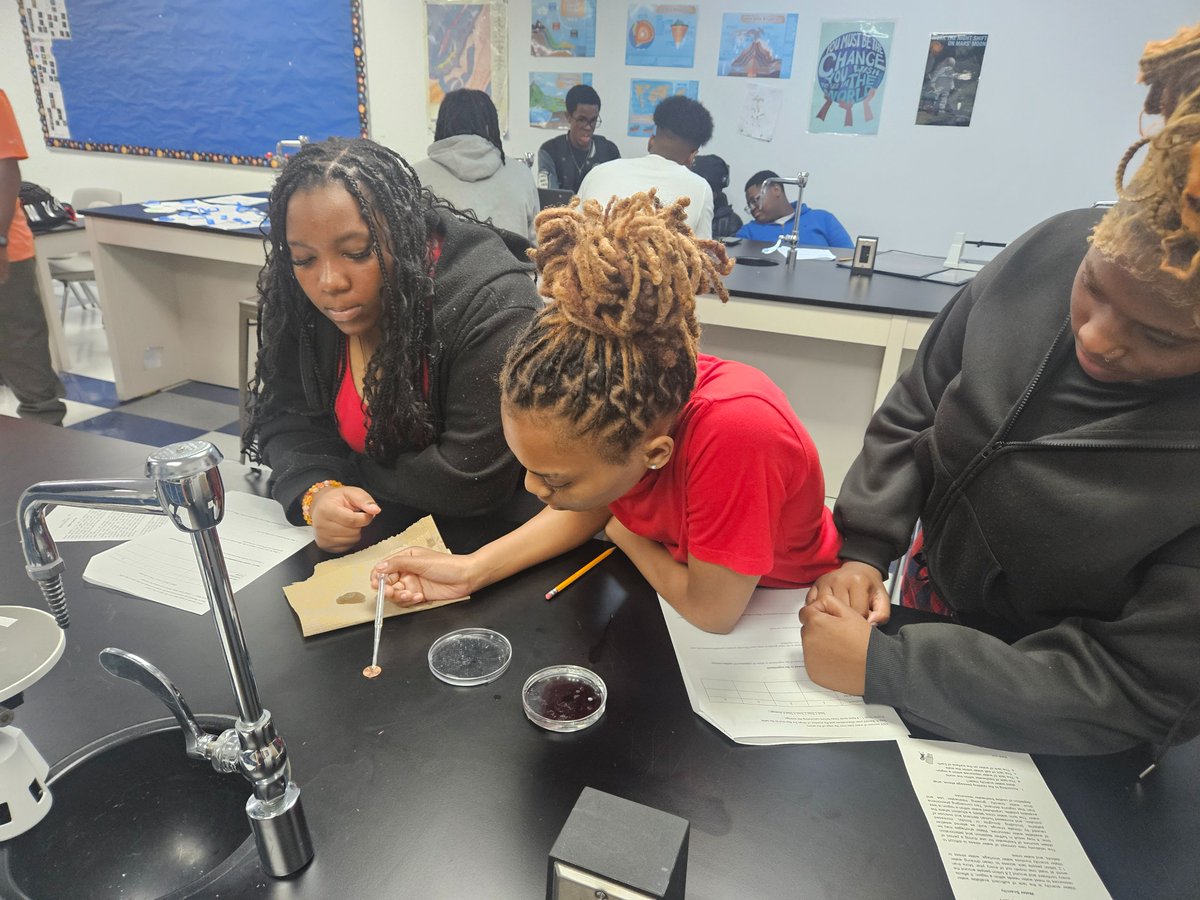 PhoebusHS1's tweet image. Ms. Hulick’s Environmental Science students explored surface tension &amp;amp; cohesion today — hands-on science in action! #EngagedLearning @VickyHulick @david_coccoli @vibrown68 @VAeducatorLBI @Brownlie18