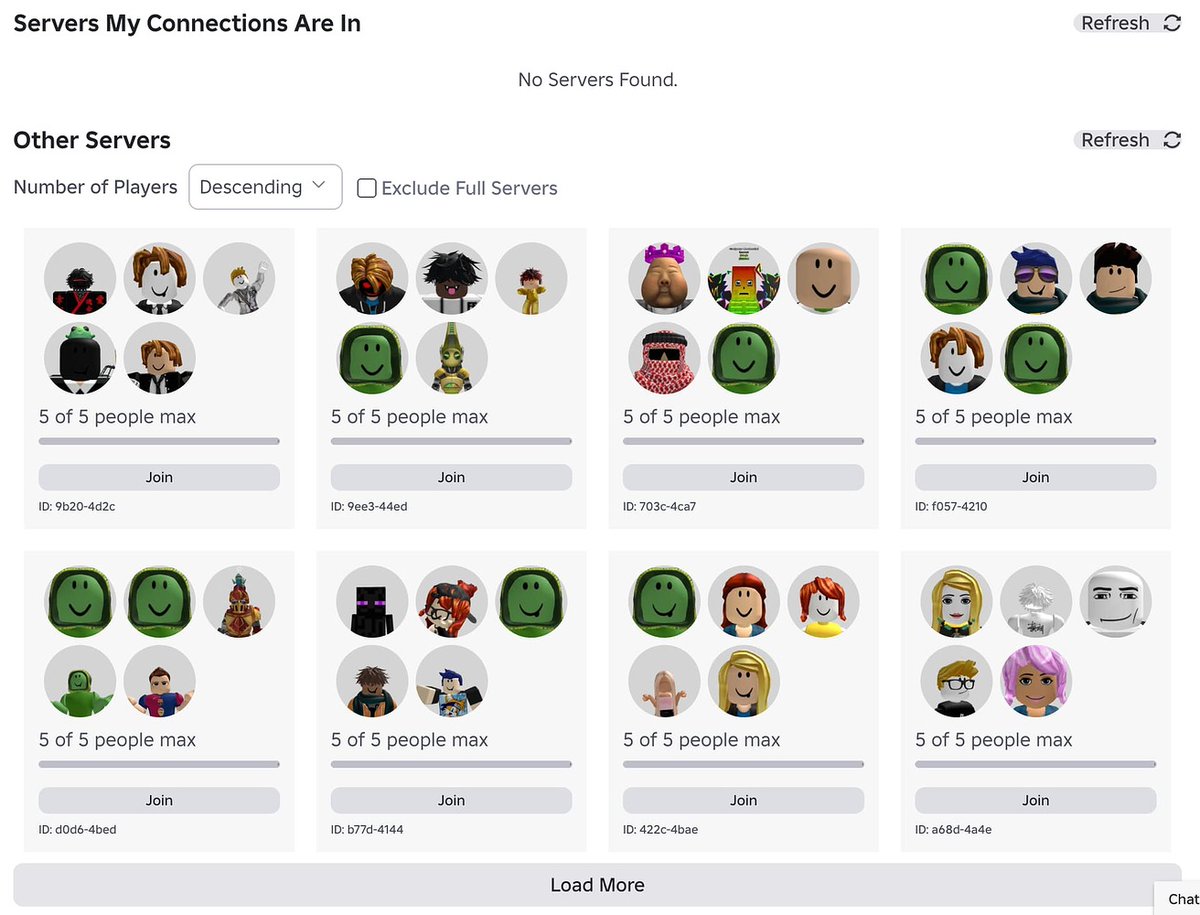 Bloxy_News's tweet image. Over the next few months, Roblox will be testing a few changes to the experience Server List page, including limiting the number of servers a user can browse and providing additional ways to sort and filter servers.
Learn more: devforum.roblox.com/t/3966648