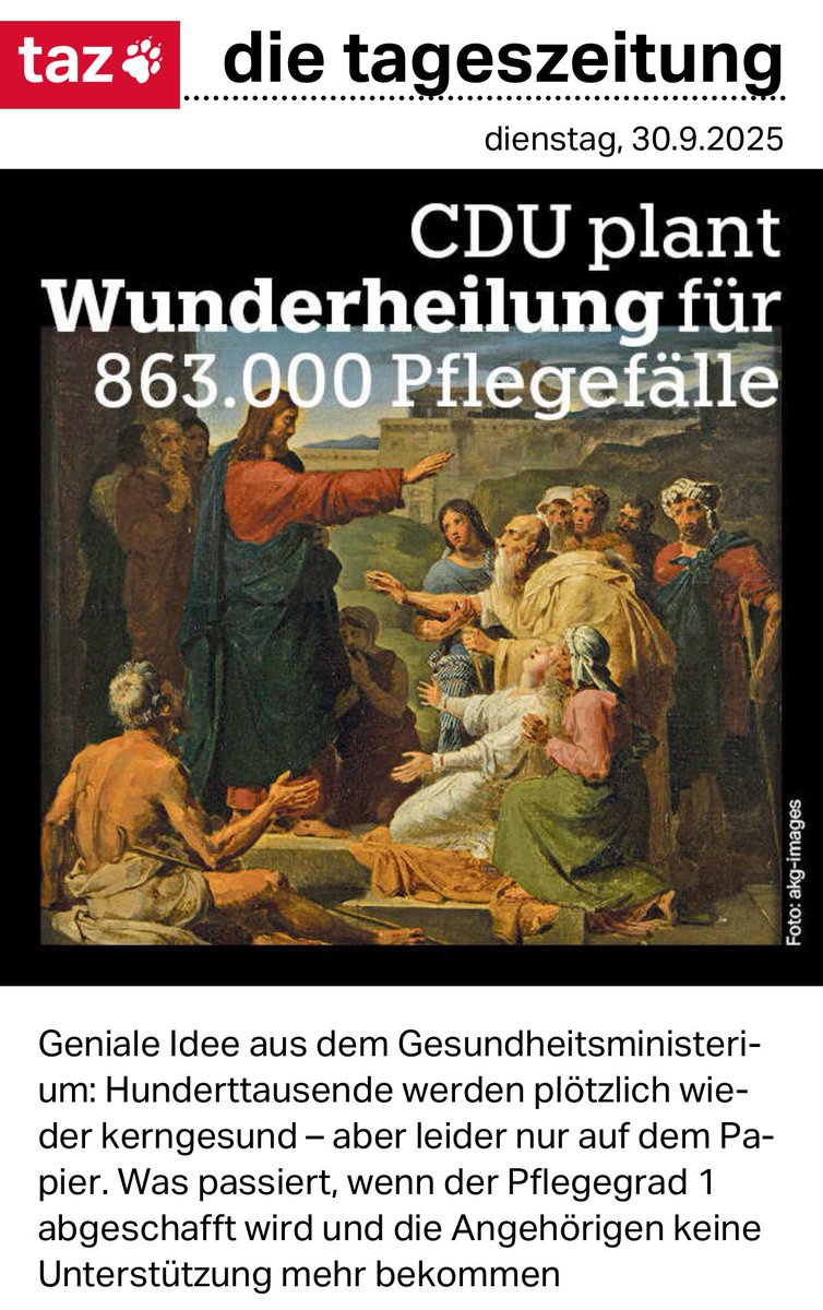 Die <a href="/tazgezwitscher/">taz</a> mal wieder mit einer absoluten Punktlandung👍