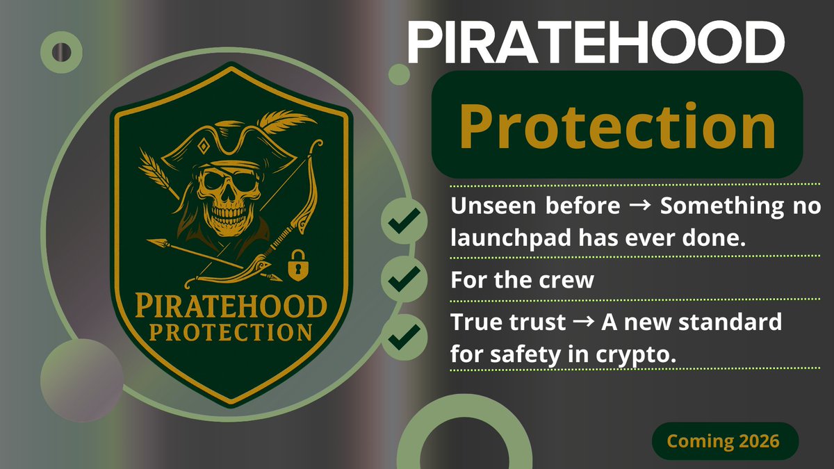 Piratehoodonsol's tweet photo. Unseen before.
Unheard of.
Unstoppable.
βοΈ Piratehood Protection launching 2026.
The crew sails safer than ever.
π https://t.co/BKR477RBzc
π’ https://t.co/Vax9OJ2pNG
CA: FNucbEyZg9pqHLpdLsWt4FEU9UkkkSKtcWX511t9pump
#UnseenBefore #UnheardOf #Unstoppable #PiratehoodProtection #SailSafe #PirateLife #CryptoCommunity #BlockchainInnovation #2026Launch #NauticalAdventure #DigitalPirates #SailingIntoTheFuture #JoinTheCrew #Web3Revolution #PiratehoodProtocol