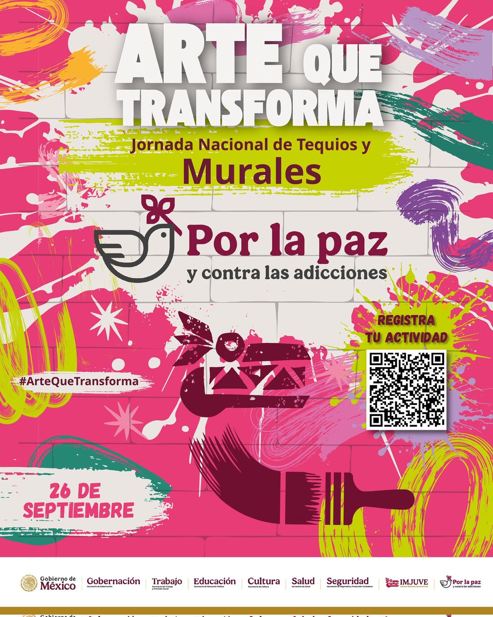 404Tbc's tweet photo. 🎨✨ 2ª Jornada Nacional de Tequios y Murales: #ArteQueTransforma, jóvenes del Telebachillerato Comunitario Núm 404, Ejido de San Juan Jalpa participan con talento y compromiso, enviando un mensaje por la paz y contra las adicciones. 💪🌟 https://t.co/yXfenG9CKZ