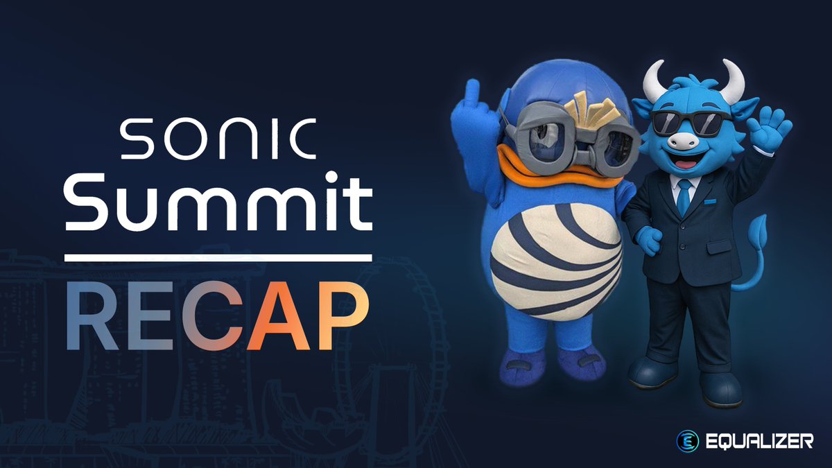 Equalizer0x's tweet image. Day 1 of Sonic Summit Singapore is in the books 
—what a start!💥

Big energy, big ideas and this is only the beginning.
Here’s a quick recap.🧵$S
