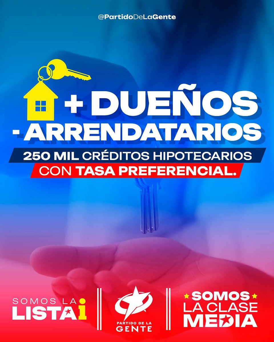 ChilePDGcl's tweet photo. #PropuestasPDG | Comprar casa en Chile hoy es UN LUJO. Estamos con un déficit habitacional de casi 1 mm de viviendas y optar a un crédito es casi imposible para la clase media.

Entregaremos 250 mil créditos hipotecarios que ayudarán a concretar el sueño de la casa propia. https://t.co/3TTin30dZl