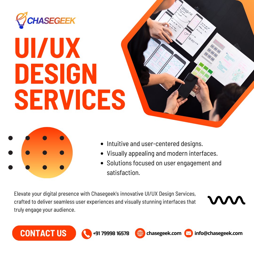 chasegeek's tweet image. Is your website visually appealing but hard to use? 😩
You need a better user experience! Our UI/UX design services create seamless, modern interfaces that drive user satisfaction and engagement.
Contact us for a free consultation!
#UIUXDesign #WebDesign #UIDesign