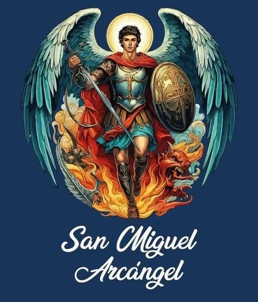 San Miguel Arcángel, ruega por nosotros, protégenos y guíanos. 

Santos Arcángeles, Rafael y Gabriel, rueguen por nosotros

Amén. 🙏🙏🙏