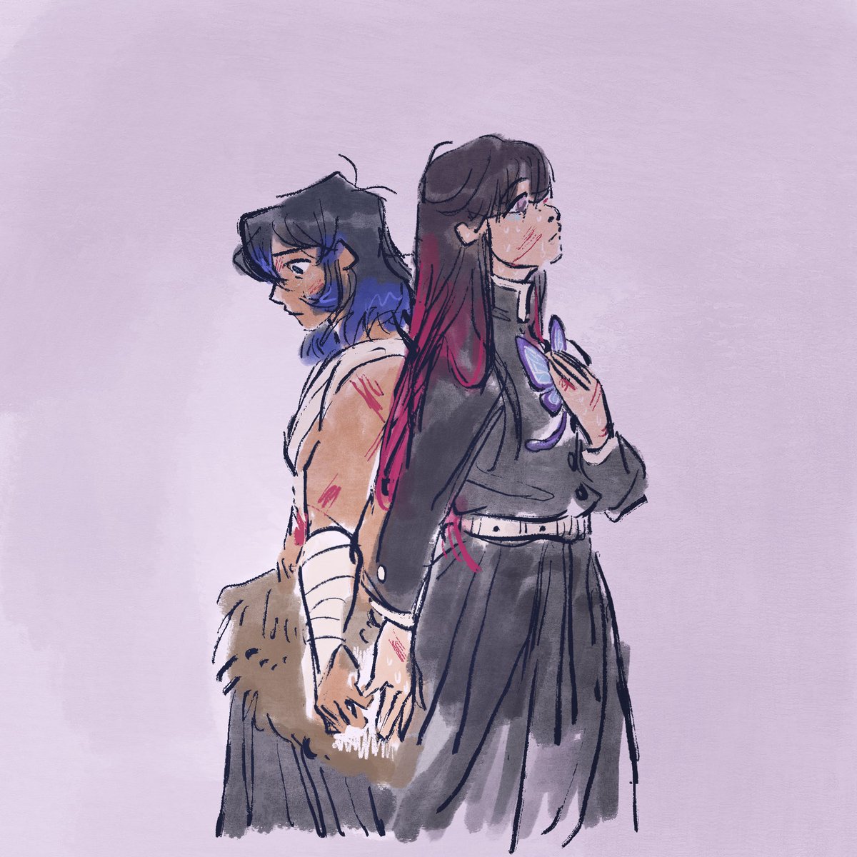 carterr_draws's tweet photo. oooh im gonna sob so loud during this next movie #kny https://t.co/f3iQjMbjrs