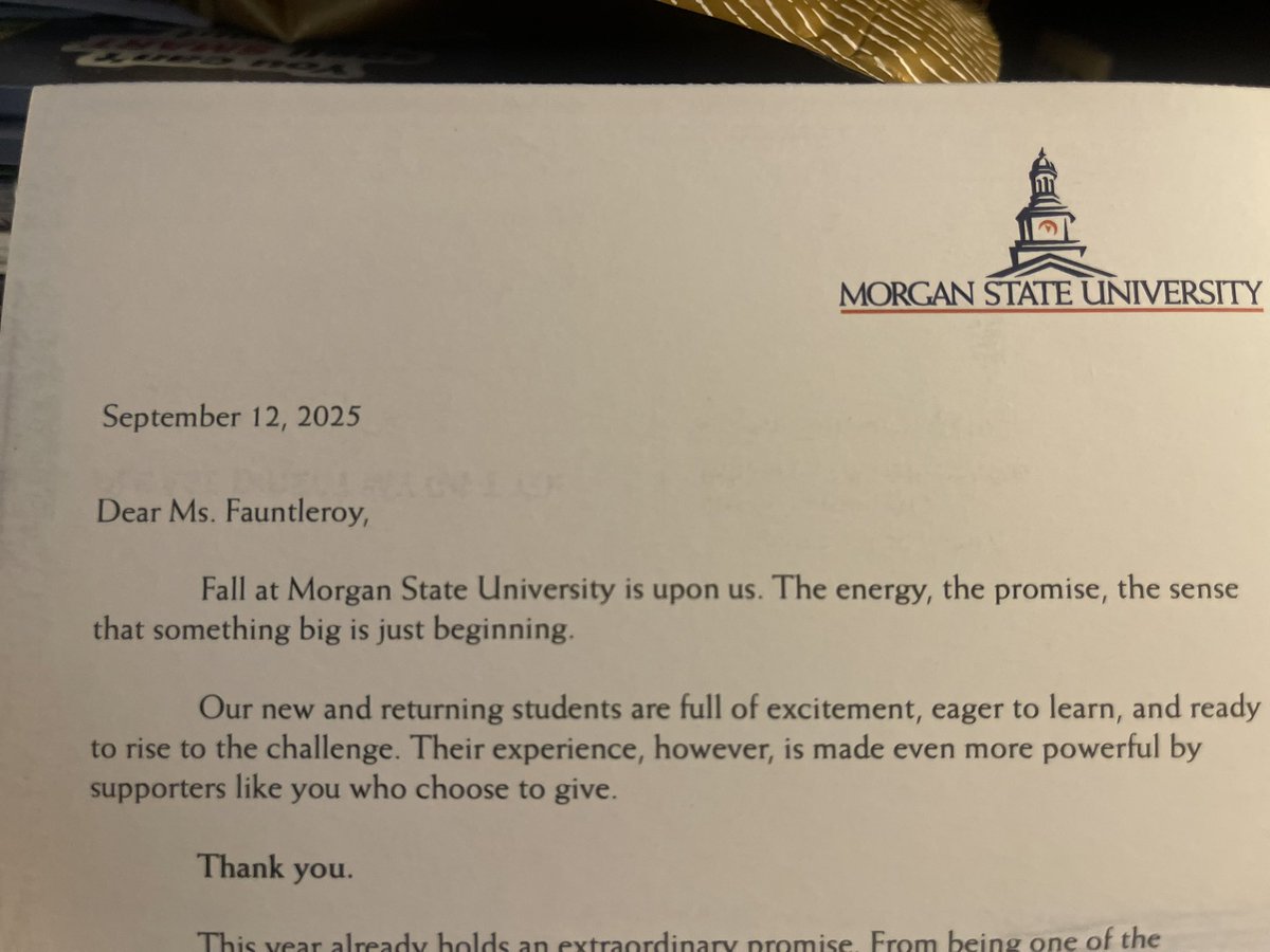 royalty1982's tweet photo. From one of the most impoverished corners of West Baltimore ➡️ to the halls of @MorganStateU .
Morgan didn’t just educate me—it transformed me as a Black woman, a clinician &amp; a leader.
20 yrs later, I still give back. Because Morgan will always be home. 💙🧡 #MorganMade https://t.co/K5SnrOlPU3