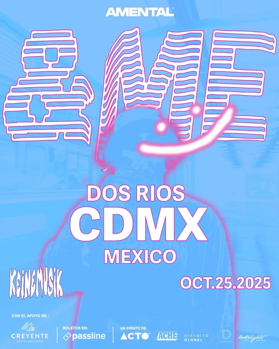 BEATOFICIAL's tweet photo. @andmeandyou regresa a la CDMX este sábado 25 de octubre 2025. 🔥
Una fecha exclusiva que pondrá a vibrar la ciudad con su sonido profundo e hipnótico. 🌌
¿Ya sabes con quién vas a vivirlo? 🎶

👉 https://t.co/Us0hQS5n93 | 100.9 FM
#AMEntal #AndME #ElectronicMusic https://t.co/wK2851kjik