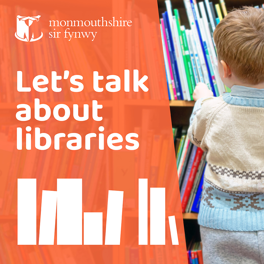 Let's talk libraries 📣
We want to hear from you! If you're 17 and over, we invite you to complete a short survey about Monmouthshire Libraries. Your voice matters to us 💬
Click here to complete the survey - bit.ly/3IvUowR
Survey closes Friday 17th October