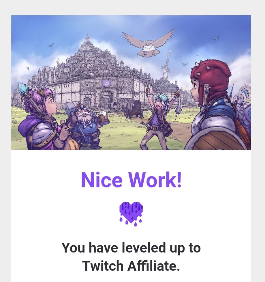 We leveled up to twitch affiliate! Thank you all for tuning on my streams! They are only gonna get more chaotic!😈
#vtuber