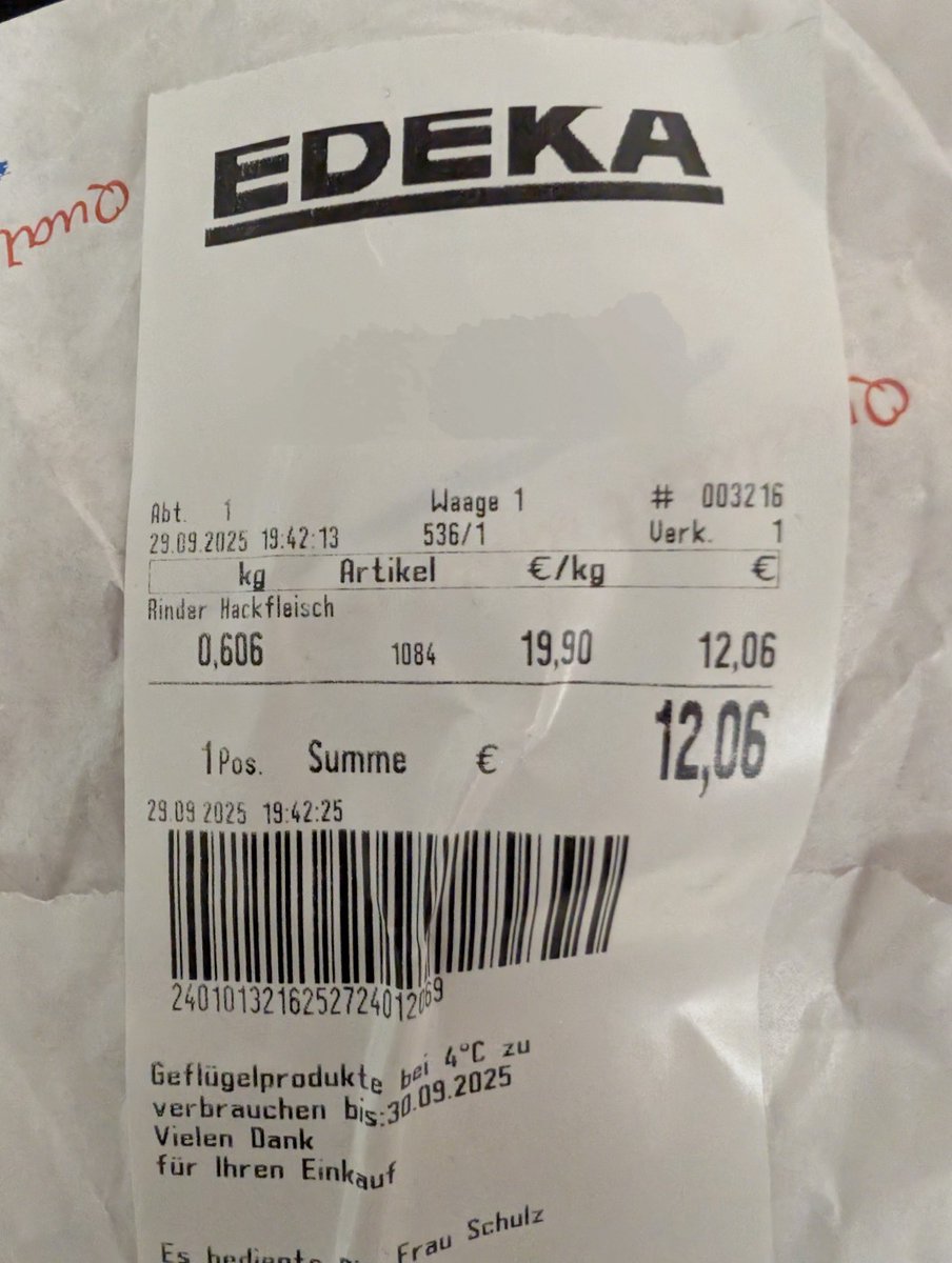 Marc A. Wilms (@mawilms) on Twitter photo Ich bin ein wenig geschockt.
Simples Rinderhack (halb und halb ausverkauft)
Für das Geld gab es vor nicht allzu langer Zeit Steakhüfte.
Danke, <a href="/GrueneBundestag/">Grüne im Bundestag 🇪🇺🏳️🌈</a> Ich bin ein wenig geschockt.
Simples Rinderhack (halb und halb ausverkauft)
Für das Geld gab es vor nicht allzu langer Zeit Steakhüfte.
Danke, <a href="/GrueneBundestag/">Grüne im Bundestag 🇪🇺🏳️🌈</a>
