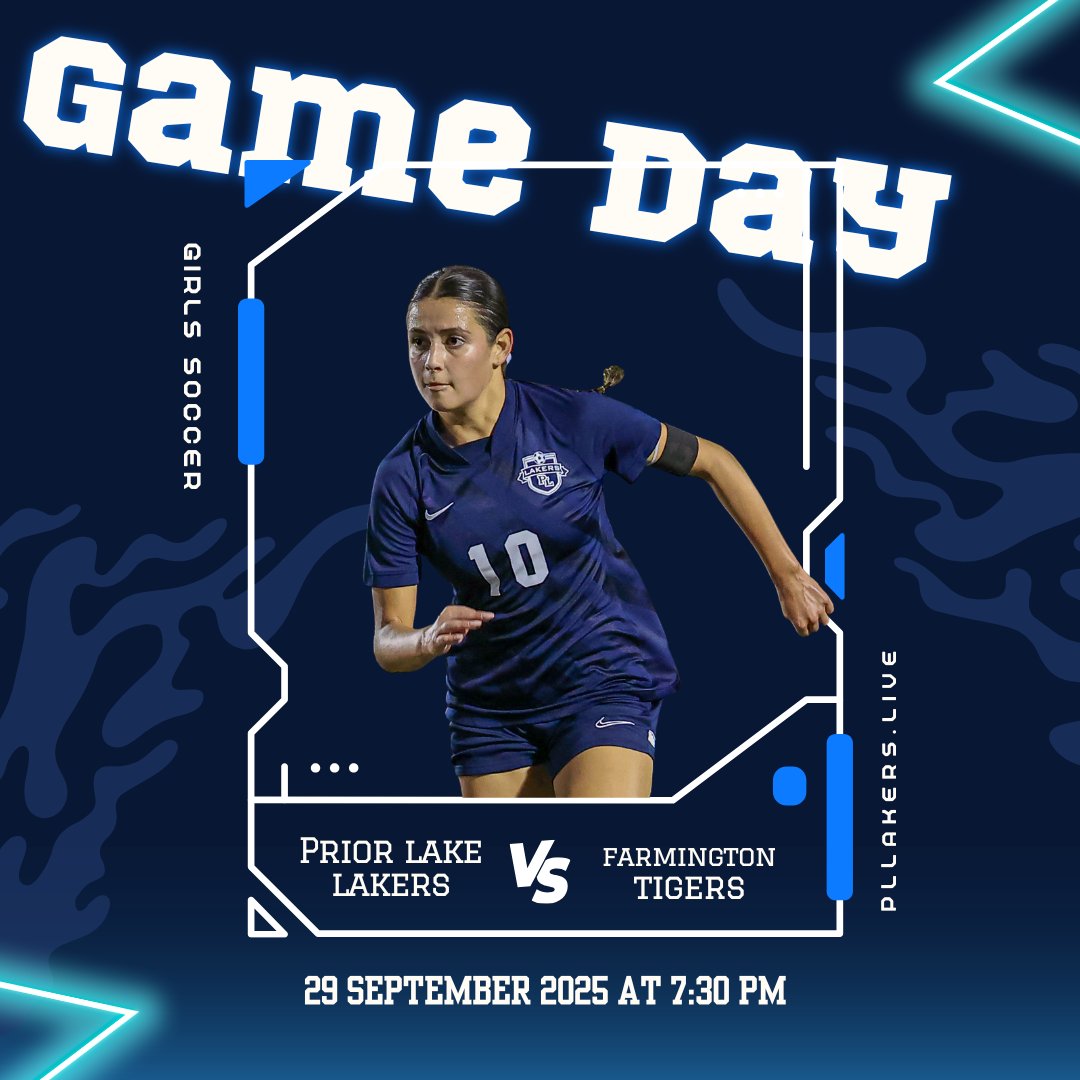 PLLakersLive (@pllakerslive) on Twitter photo β½ <a href="/PLGirlsSoccer/">PL Girls Soccer</a> vs <a href="/girlssoccer_FHS/">FHS Girls Soccer</a> β’ Girls Soccer at 7:30pm at PLHS! Watch it live!
π PLLakers.live
#PriorLakeLakers #FarmingtonTigers #GirlsSoccer #GameDay #MinnesotaSports β½ <a href="/PLGirlsSoccer/">PL Girls Soccer</a> vs <a href="/girlssoccer_FHS/">FHS Girls Soccer</a> β’ Girls Soccer at 7:30pm at PLHS! Watch it live!
π PLLakers.live
#PriorLakeLakers #FarmingtonTigers #GirlsSoccer #GameDay #MinnesotaSports