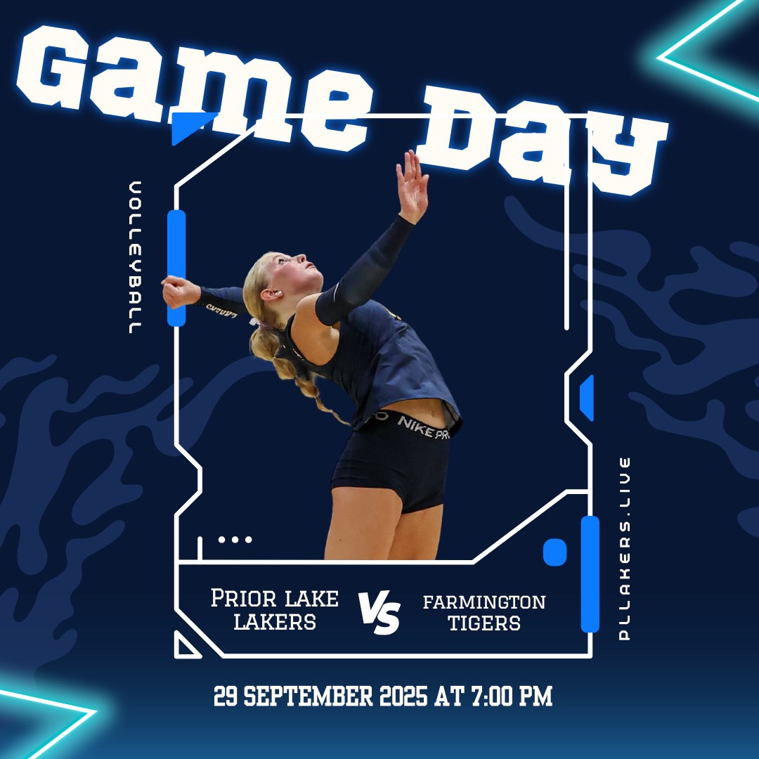 PLLakersLive (@pllakerslive) on Twitter photo π <a href="/lakervb/">Prior Lake High School Volleyball</a> vs <a href="/FarmTigerVb/">FarmTigerVb</a> β’ Volleyball at 7pm at PLHS! Watch it live!
π PLLakers.live
#PriorLakeLakers #FarmingtonTigers #Volleyball #GameDay #MinnesotaSports π <a href="/lakervb/">Prior Lake High School Volleyball</a> vs <a href="/FarmTigerVb/">FarmTigerVb</a> β’ Volleyball at 7pm at PLHS! Watch it live!
π PLLakers.live
#PriorLakeLakers #FarmingtonTigers #Volleyball #GameDay #MinnesotaSports