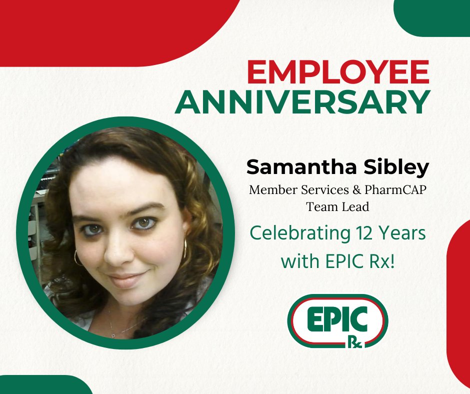 Congrats to our team members that celebrated their EPIC Rx anniversaries this month! Our team strives for the success of our independent pharmacy members! Way to go Susan, Ginny, Sergey, Samantha, and Pete🎉 #EPICRx #employeeanniversary