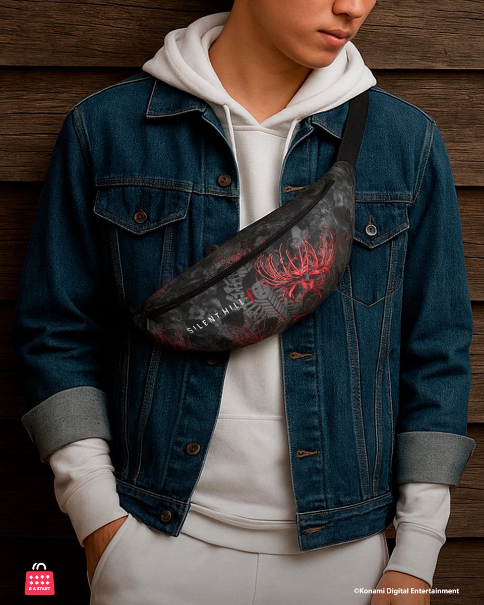 OKSGEAR's tweet image. Meet the new SILENT HILL f Fanny Pack 🌸🩸
Yes fam, fanny packs are back, and this one hides a pattern only the real ones will catch 👀
,
Shop now 👉 ow.ly/heTZ50X3Rsk
Only available at #OKSGEAR.
#SILENTHILL #SILENTHILLf @Konami