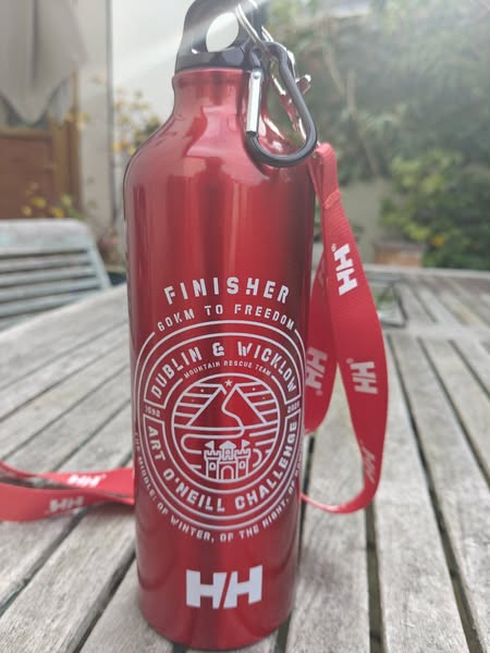dermotski's tweet photo. A hard won bottle, finished a great event 60kms from Dublin city to Glenmalure over Friday night, for a great cause - all donations appreciated at: https://t.co/giLhcYl9dc https://t.co/jO9QxaWJl7