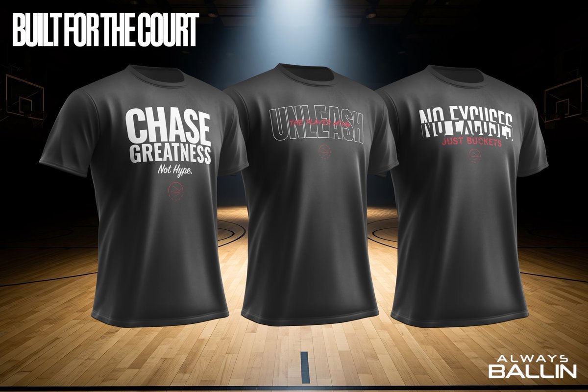 Brand New Drop - Built For The Court 🏀

SHOP HERE
alwaysballin.com/collections/bu…

#AlwaysBallin #ThePlayerWithin #BritishBasketball
