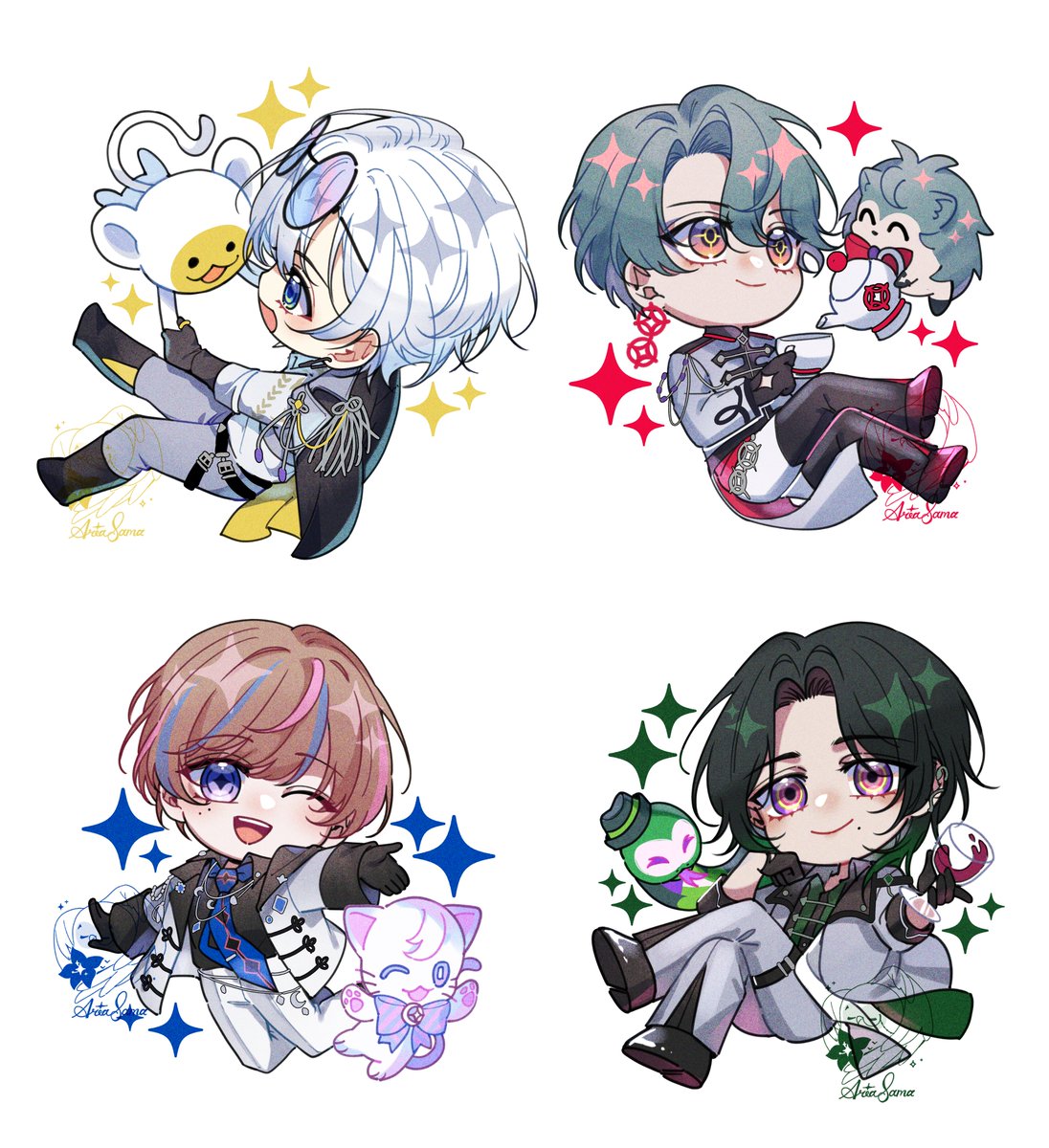 箱推し ! ! 💛❤️💙💚 #kaepix #freochrome #seiblue #ginjocanvas