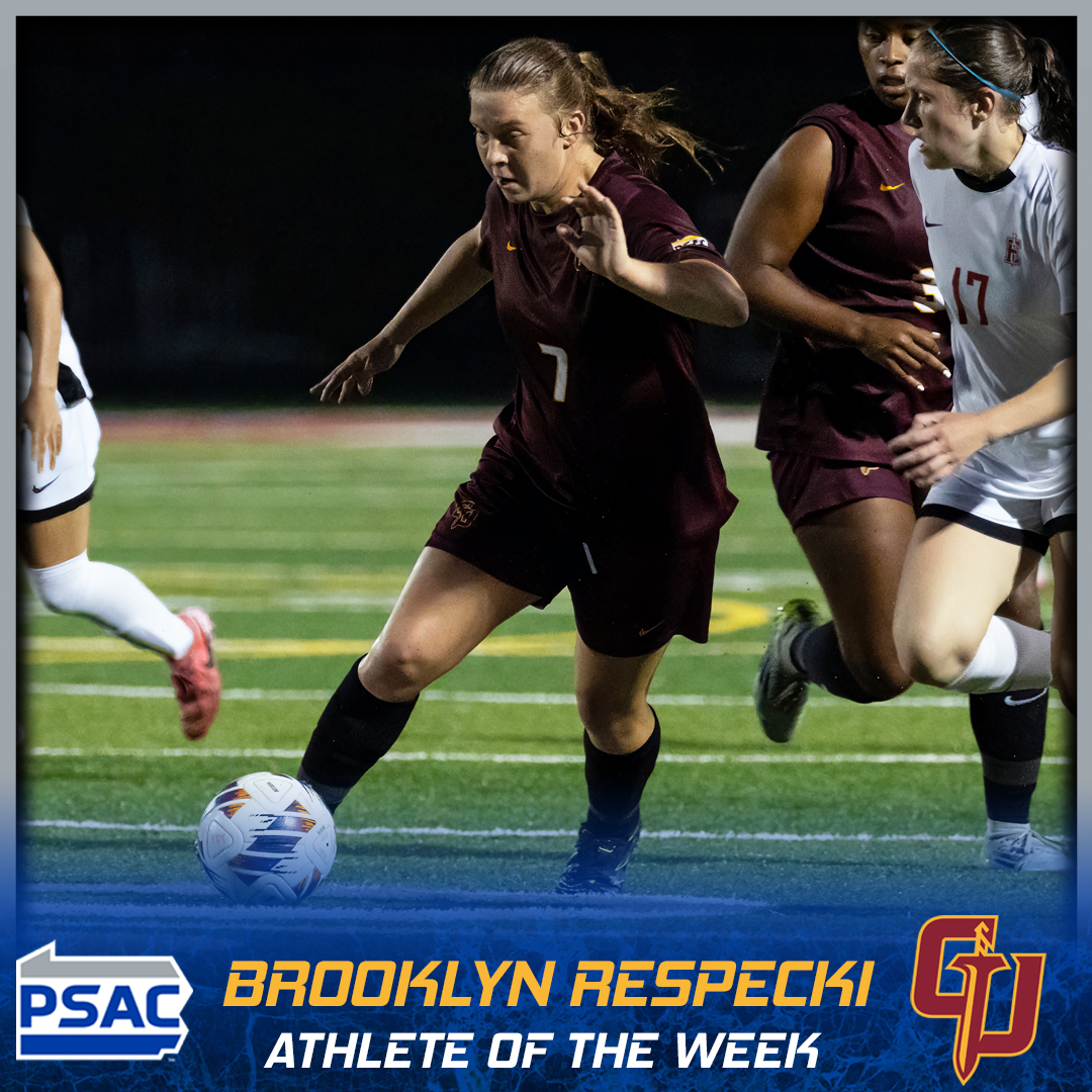 PSACsports's tweet photo. WOMEN'S SOCCER: Your #PSACWSOC Athletes of the Week!

EAST
Athlete: Kianna Barber, @WCUAthletics 
Defensive: Emmilia Clarkson, @ESUWarriors 

WEST
Athlete: Brooklyn Respecki, @GUKnights 
Defensive: Brianna Garey, @BoroAthletics 

Full story: 🔗https://t.co/FQ81Jcigfh

#PSACProud https://t.co/4YwUH8lXzf
