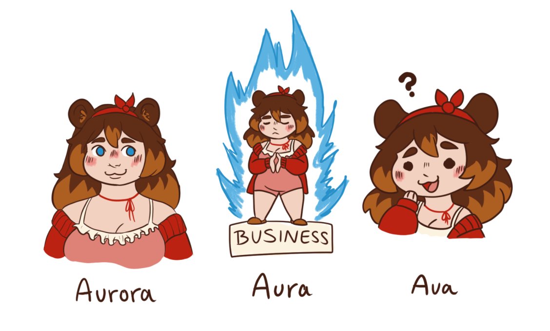 My evolution line 🐻 
#vtuber #ENVtuber #VTuberUprising