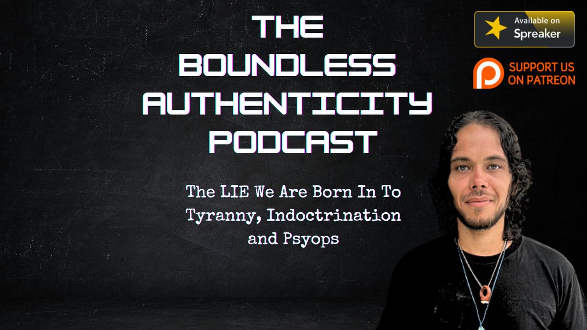 boundlessauth's tweet image. They’ve scripted your life since birth. Time to rewrite it.
#TheLieWeAreBornInto #BreakTheProgramming #WakeUp spreaker.com/episode/the-li…