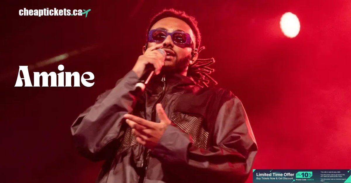 cheaptickes's tweet photo. #Aminé 🎶🎤 Catchy hooks, playful vibes &amp; genre-bending energy 🌟🔥 Don’t miss this rising star live! 👏💫 Grab the tickets at https://t.co/rWhdfky7VW
#RnB #LiveMusic https://t.co/df4JnMCGU2