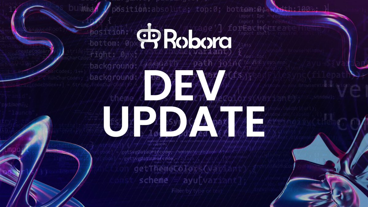 UseRobora's tweet image. Robora Development Update
At Robora, we take huge pride in keeping our community informed as we build. Every step forward is not just a technical milestone but a shared achievement, and that’s why we’re excited to share these updates with you:
1. Model Weights Management
Added…