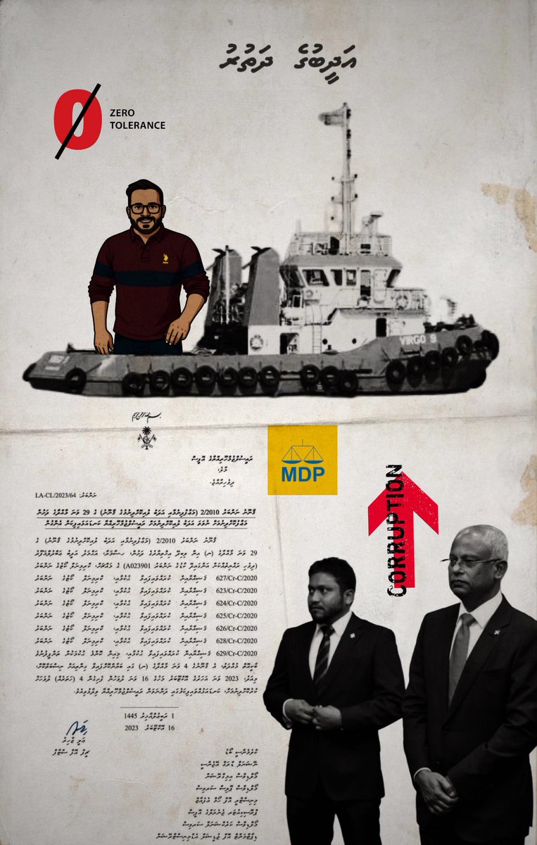 Adeeb’s Escape Timeline – Under Solih’s Rule
•Jul 31–Aug 1, 2019 – Fled Maldives by tugboat Virgo 9, detained in India.
•Aug 2, 2019 – Applied for asylum in India.
•Aug 3–4, 2019 – India refused entry, returned him; arrested in Malé.
•Aug 5, 2019 – Court ruled sea arrest