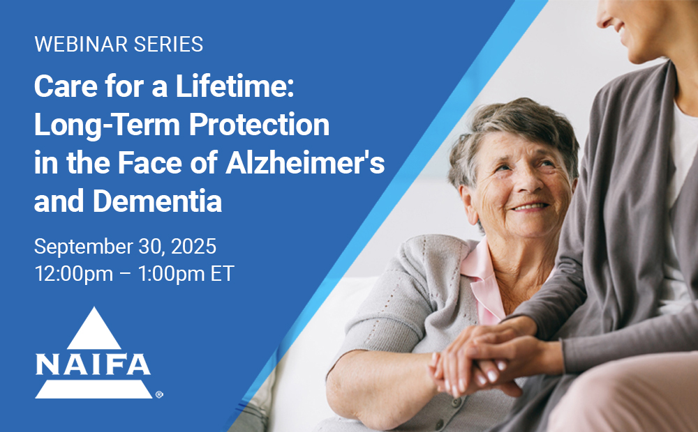 NAIFAdelaware's tweet photo. Don't miss tomorrow's webinar: Care for a Lifetime: Long-Term Protection in the Face of Alzheimer’s and Dementia. Register now!
https://t.co/rSBG5lwV5e
#NAIFAProud #FinancialProfessionals #NAIFAMember #LongTermCare #Webinar #LTC #Retirement #Insurance #Agent https://t.co/gfMSyY2Ghr