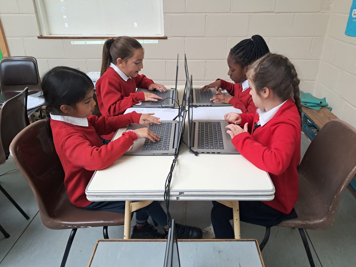 bhride_scoil's tweet photo. Sue from Ríomhaire Tech is back this term to deliver her fantastic computer classes to the girls from 1st to 6th class. This programme will mainly focus on Word Processing, Coding, Spreadsheets and Touch Typing. https://t.co/BnMXXdoS0X