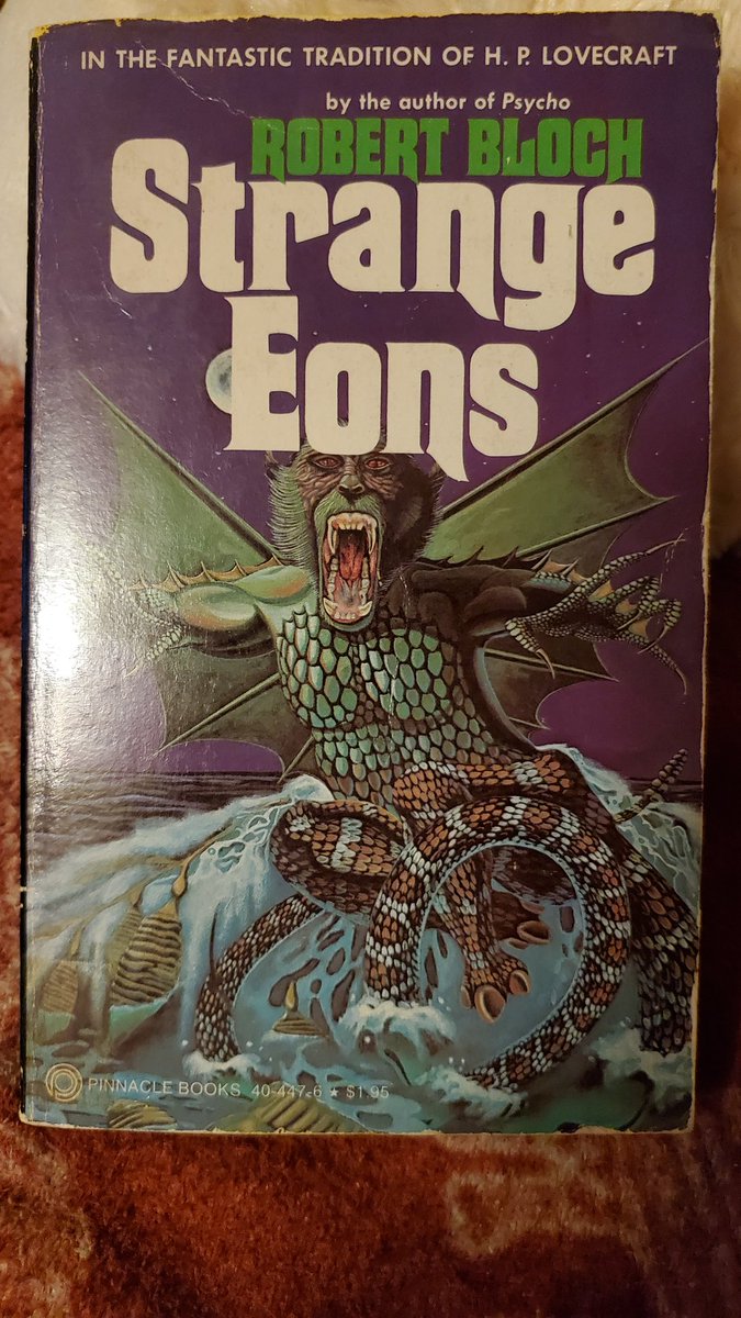 My copy of Robert Bloch's Strange Eons (1979) has finally arrived.
"What men know of is called science; what they have not yet learned they call magic".
#weirdtales #robertbloch #HPLovecraft