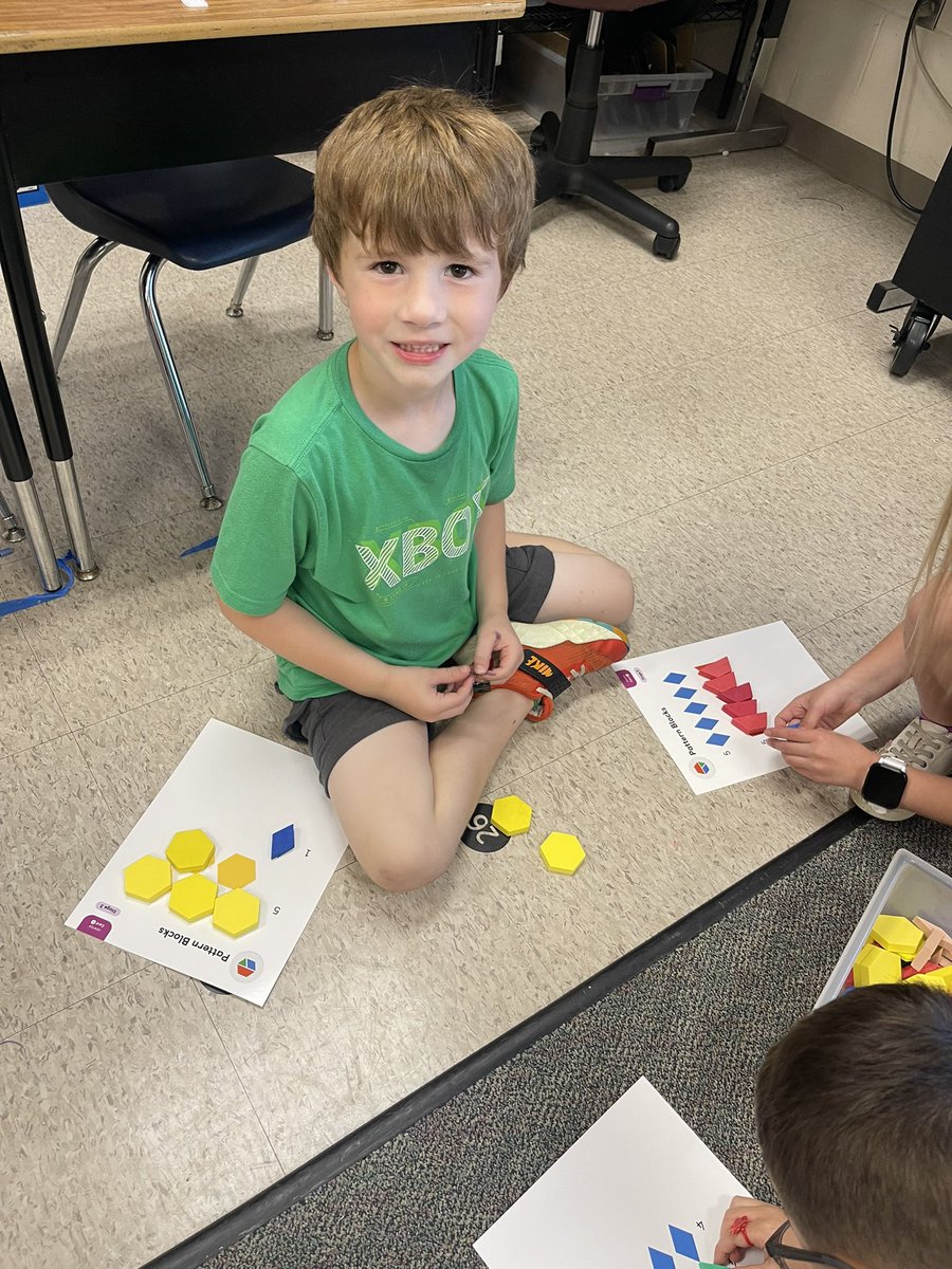 Love seeing K math centers! #wtetowerup