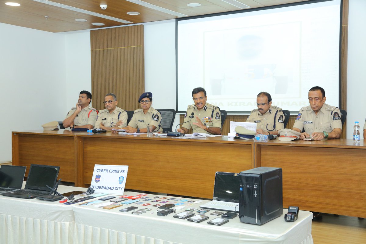 CVAnandIPS's tweet image. There was an important press meet on the last day of mine as the CP Hyderabad . Since June , my cyber crime teams have been chasing the accused in the movie piracy case all over India and finally , it has led to the arrest of some pirates which gave startling revelations about…
