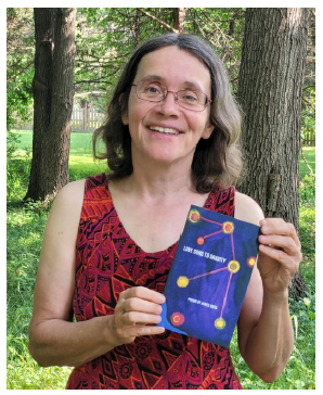 SandTLibrary's tweet image. Join Dr. Agnes Vojta tomorrow in front of the library at 4 PM. #sandtlibrary #poetry #LoveSongtoGravity
