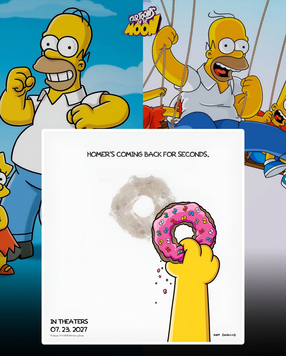 ¡Oficialmente la película de LOS SIMPSONS tendrá una secuela!

Llegará en 2027.