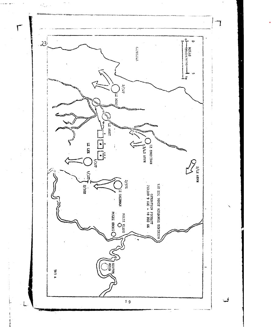 101st_ab's tweet image. Operation PICKETT was one of the Vietnam War’s most unique brigade-level operations. Beginning with a rapid air move from Tuy Hoa to Kontum, two battalions infiltrated the AO by night airmobile insertions, while a third remained as the Immediate Action Force.
The Brigade refined…