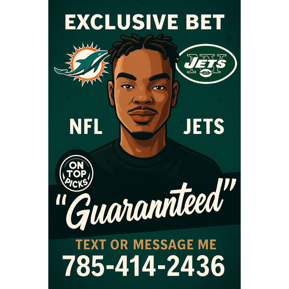 Monday 100% 
Guaranteed Bet Is READY! 

Message for it ✅✅✅
or posting at 60 retweets.  

Also I’m so confident if this play LOSSES I’ll send $400 to ONE lucky person who comments &amp; likes this post! 🤯

#NFL | #SportsBettingX 
#GiveawayAlert