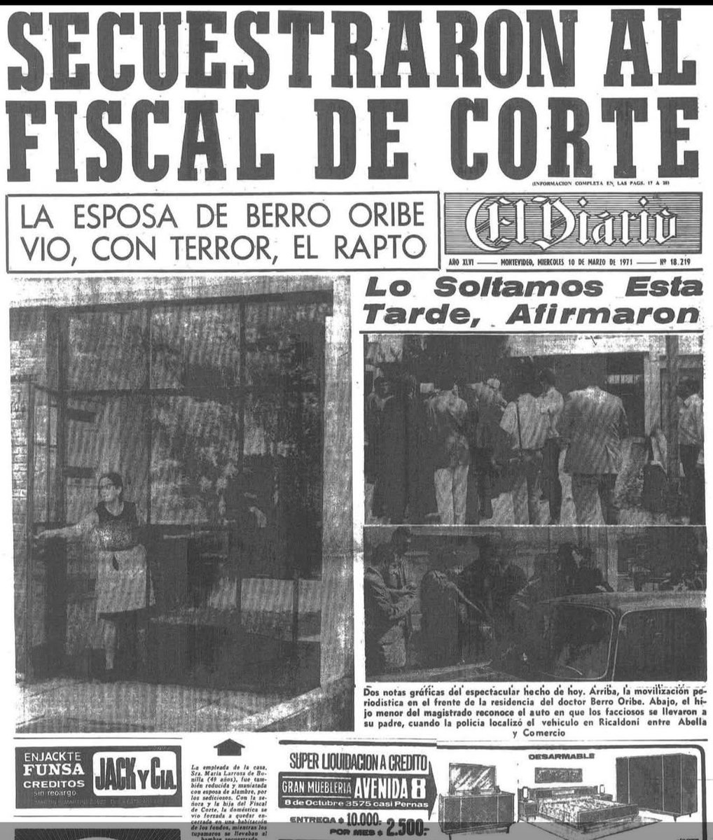 En el 71 hacían esto, los que hoy están en el gobierno.

¿Casualidad?