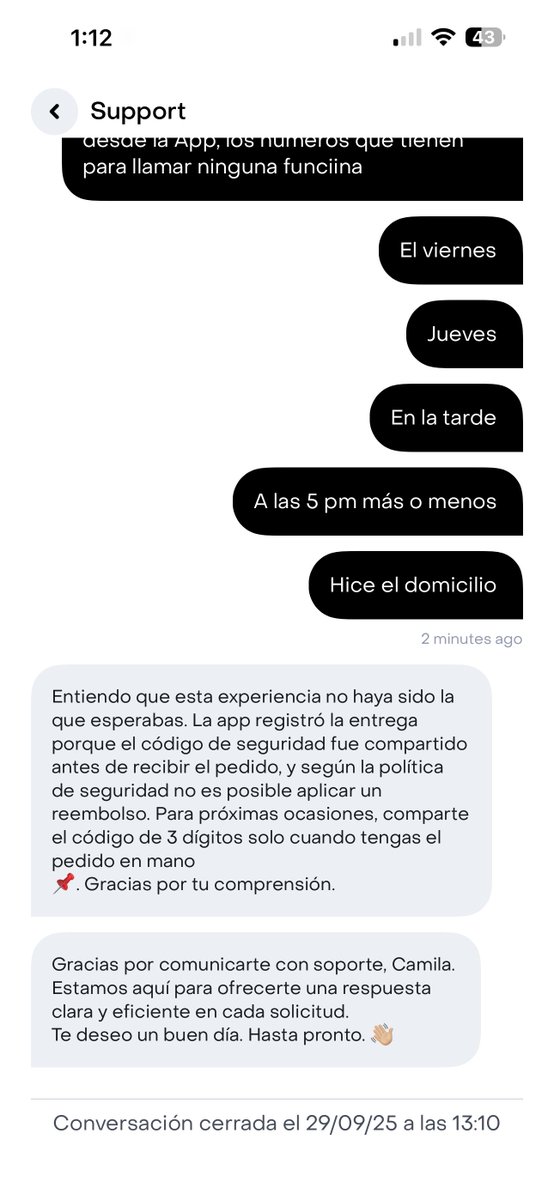 sebasfontalvodn's tweet photo. Esto quiere decir que @RappiColombia tienen ladrones como trabajadores, uno confía en darle el código porque se supone que son una empresa seria, y resulta que me roban y ellos dicen que es mi culpa por compartir un código antes de tiempo. Que porqueria de respuesta. https://t.co/qs2LFyY8l9