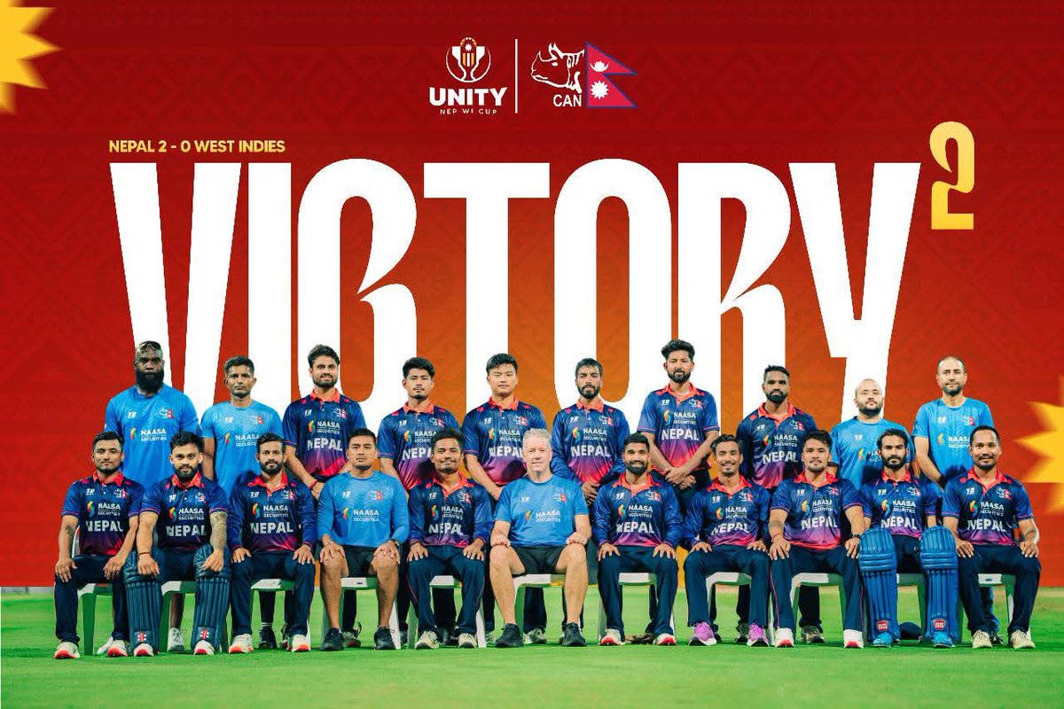 Deathwicket's tweet photo. What an achievement!!
One month ago it was a dream to play against any full members . But story is getting different now. well done Team .
#nepalcricket https://t.co/2CrL6tWwiw