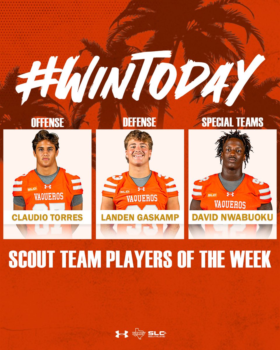 Congratulations to our Scout Team Players of the Week from Week 5! ✌🏽

#WinToday | #AlwaysCompete