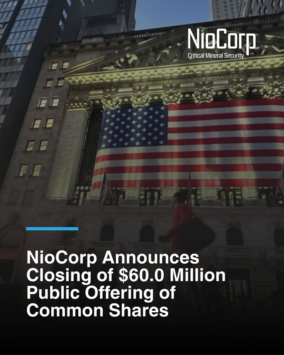 Today we closed our U.S. #publicoffering of 9,760,000 common shares (or  pre-funded warrants) at $6.15/share, for ~$60M. No warrants (other than  pre-funded) included. Pricing is a slight 4.4% below our 5-day NASDAQ