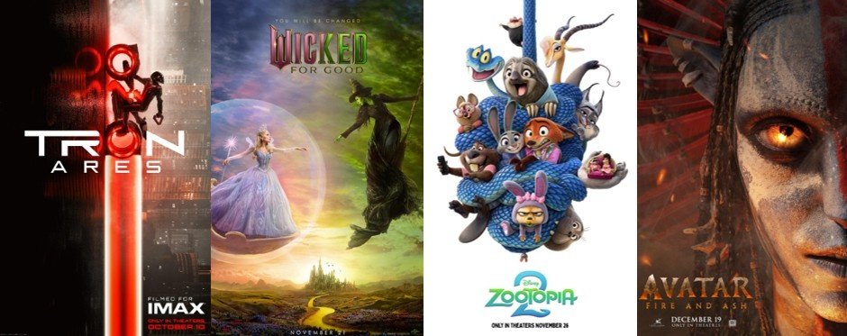 🎬Will audiences return in Q4 2025?

📊Our September Insights dives into box-office forecasts after a soft Q3.

🤖Featuring projections for #TronAres, <a href="/wickedmovie/">Wicked: For Good</a>, #Zootopia2, <a href="/officialavatar/">Avatar</a> &amp; more.

🔎Must-read 👇 blog.cinelytic.com/september-insi…