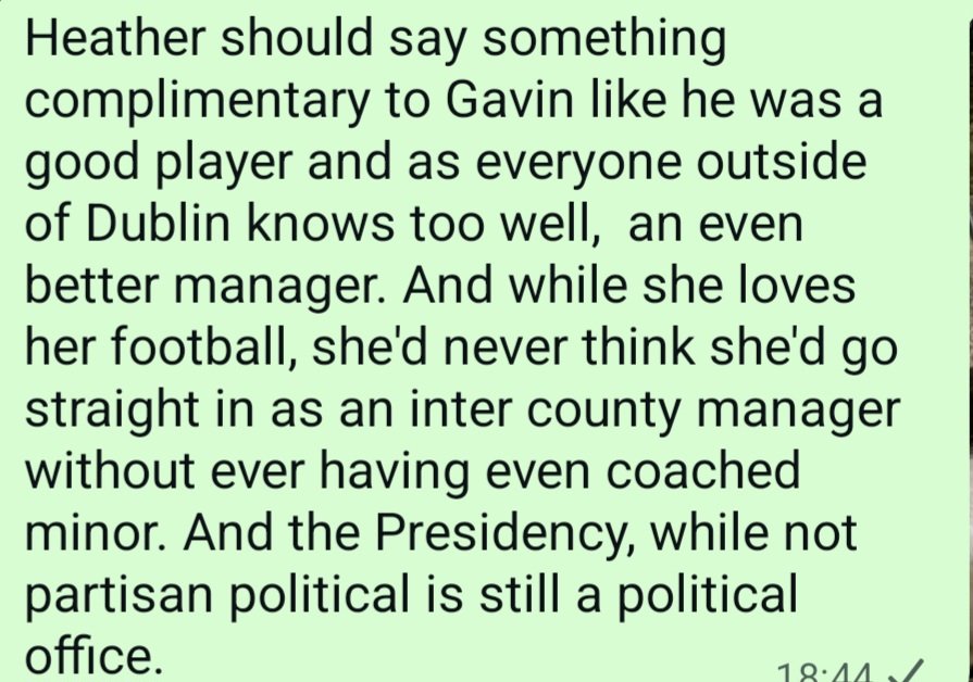 I'd say there's no one who'd take any political debate advice from me, and with good reason, but for what it's worth. This is no time for a novice. 

#Aras25
