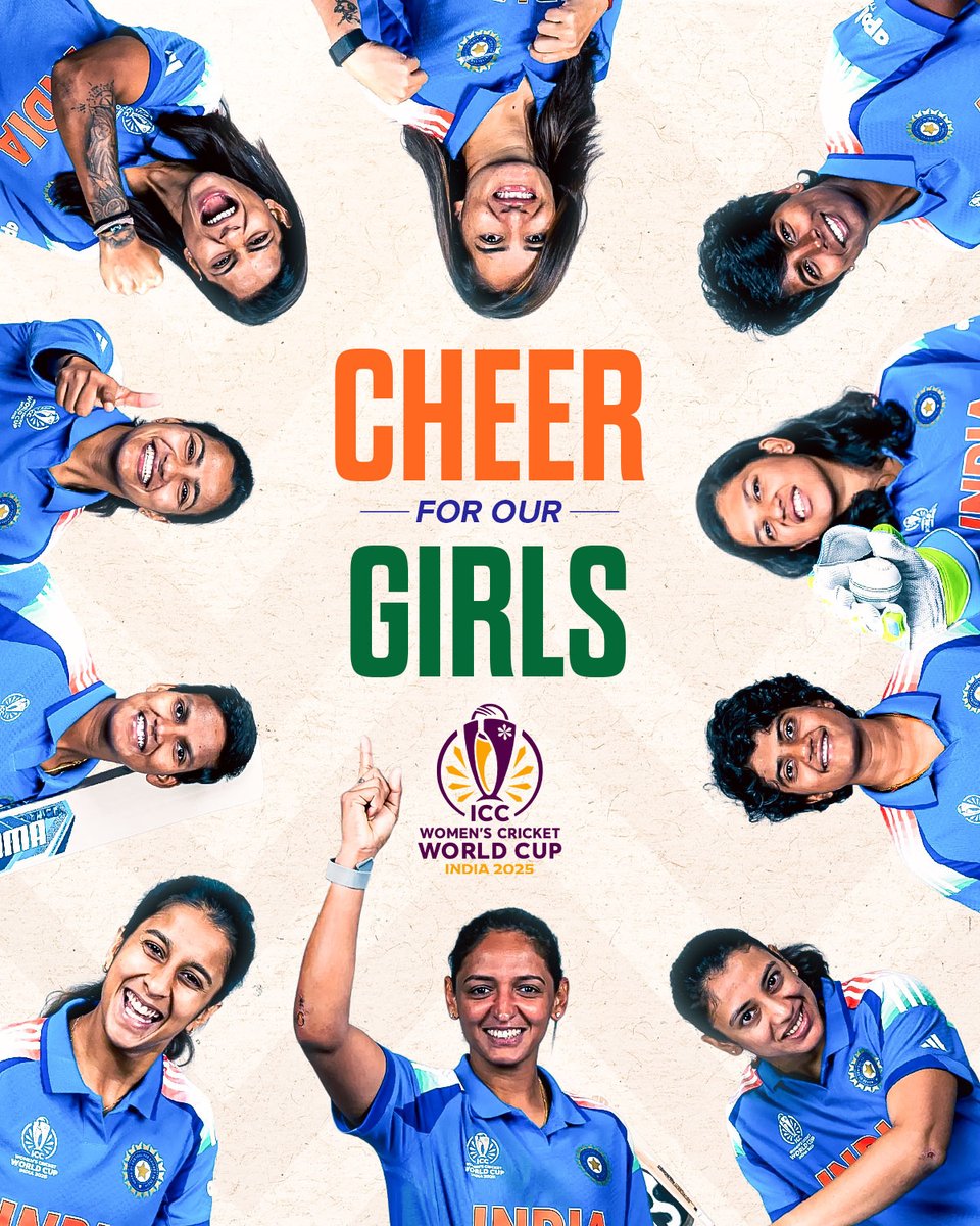Dream. Dare. Dominate. 🔥

Our World Cup journey starts today ❤️🇮🇳