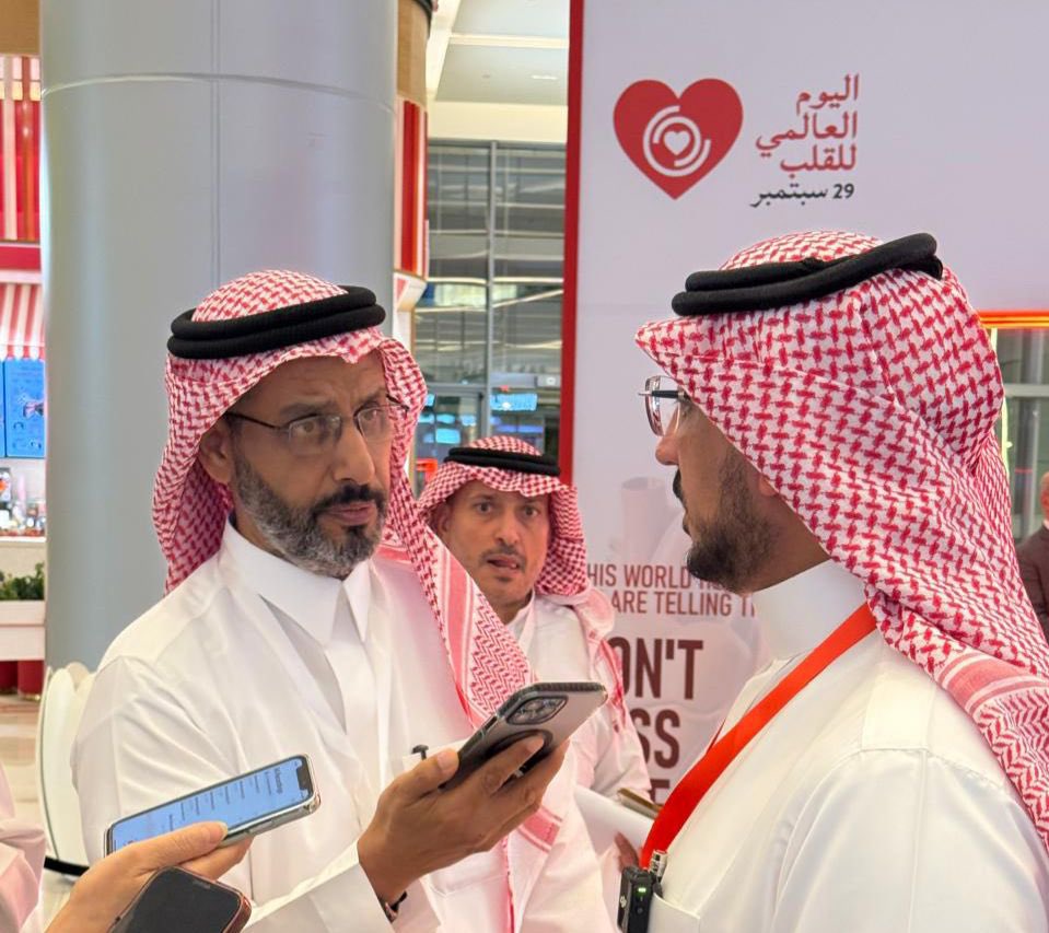 رئيس جمعية القلب السعودية: أمراض القلب ما زالت السبب الأول للوفيات والوقاية تبدأ من الوعي المبكر   mubashiralyawm.com/archives/372894

<a href="/TheSaudiHeart/">جمعية القلب السعودية</a>