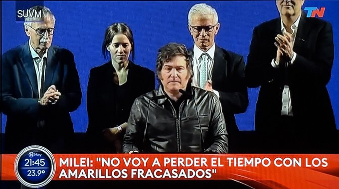 MiIei pide votos y ficales al PRO
Se le cayó otra opereta Cristina