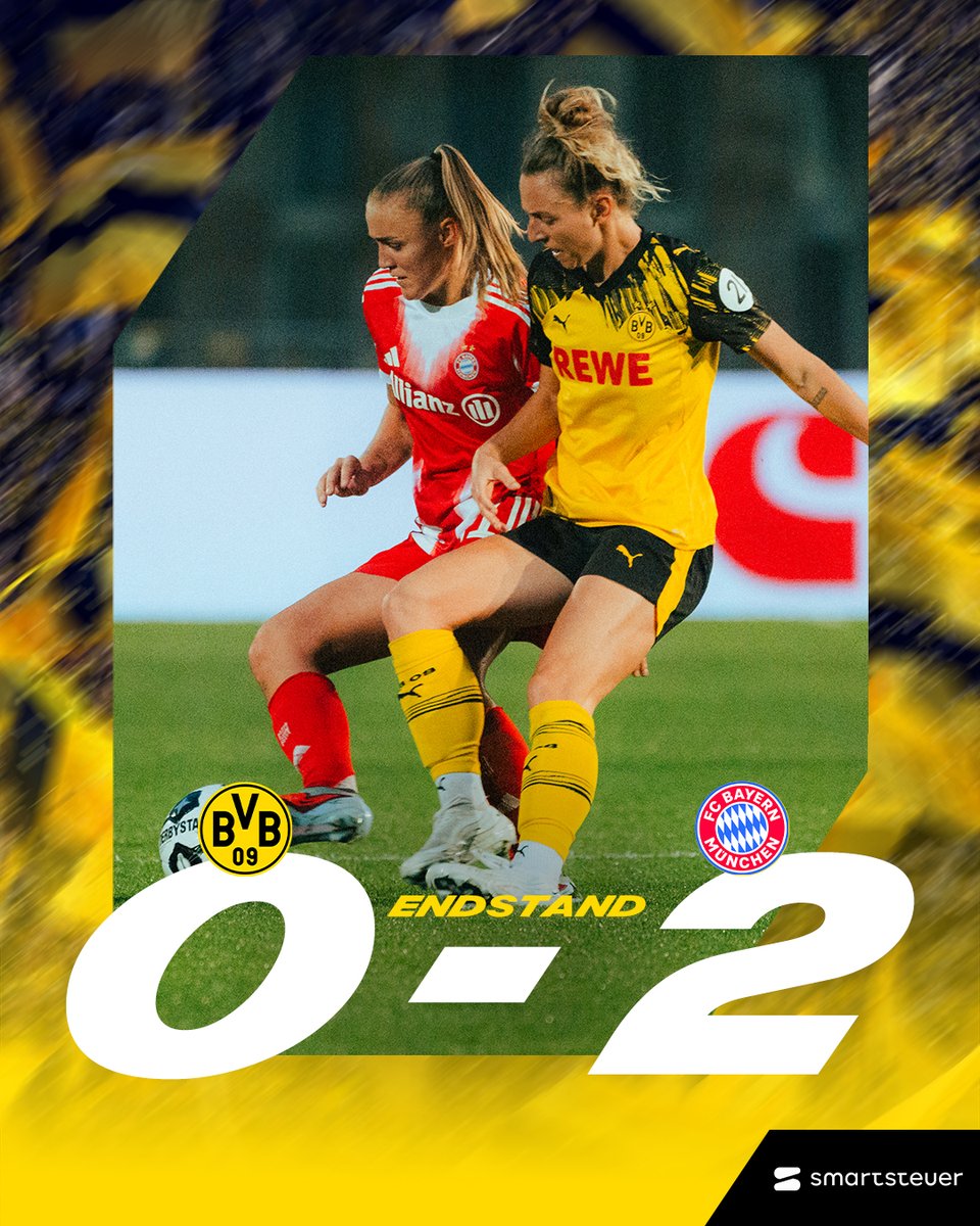 Niederlage gegen die Bayern, aber dennoch mächtig stolz auf diese Leistung! 💛

#BVBFCB